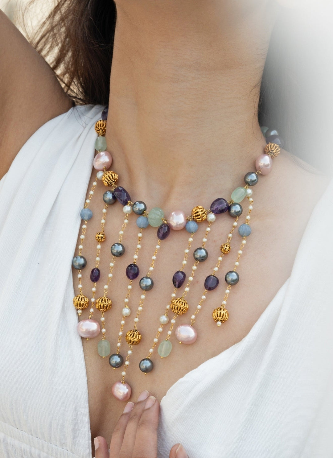 Do Taara Multicolored NecklaceFabilicious Fashion