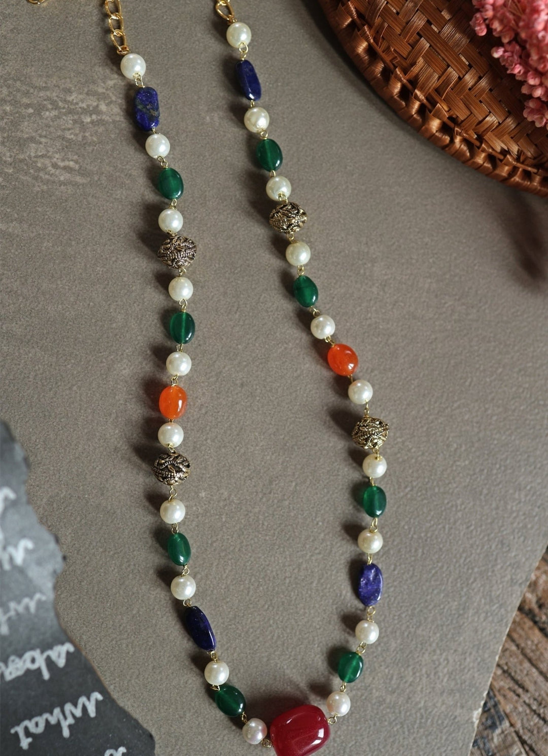 Do Taara Multicolored Pearl NecklaceFabilicious Fashion