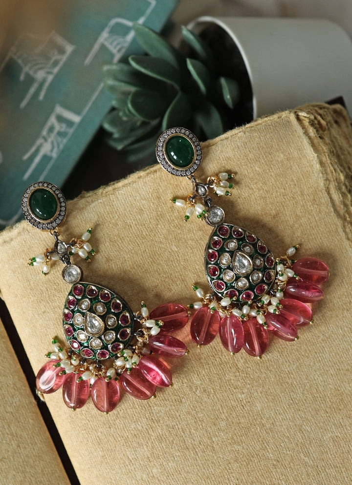 Do Taara Multicolored Victorian EarringsFabilicious Fashion