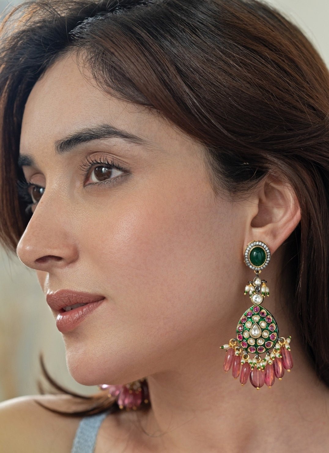 Do Taara Multicolored Victorian EarringsFabilicious Fashion