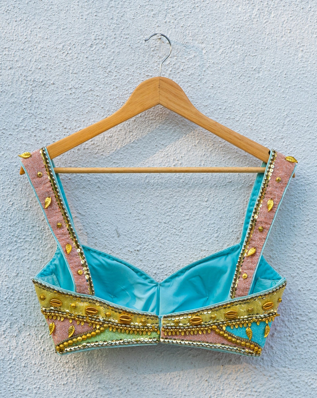 Multicolour Embroidered Georgette Lehenga Set Anisha Shetty - Fabilicious Fashion