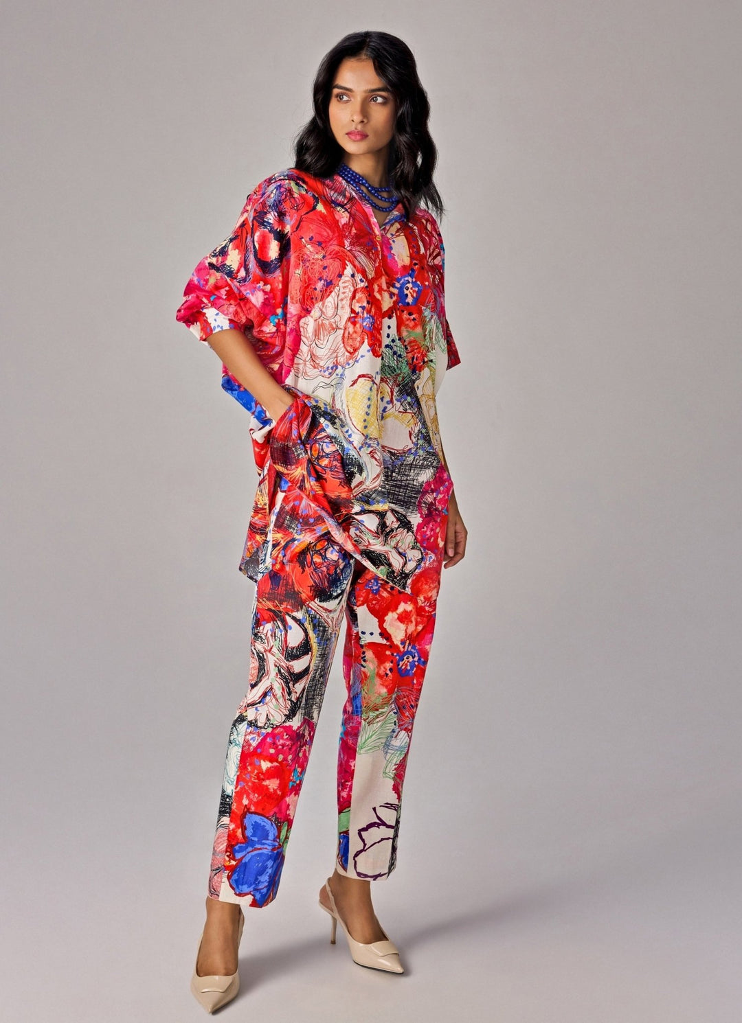 Saaksha &amp; Kinni Multicolour Floral Print Co Ord SetFabilicious Fashion