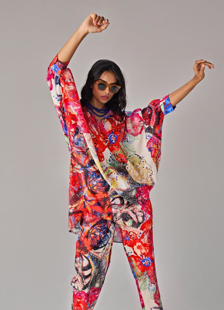 Saaksha &amp; Kinni Multicolour Floral Print Co Ord SetFabilicious Fashion