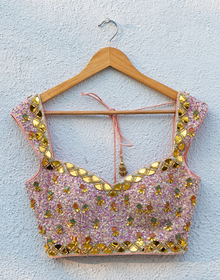 Multicolour Georgette Lehenga Set Anisha Shetty - Fabilicious Fashion