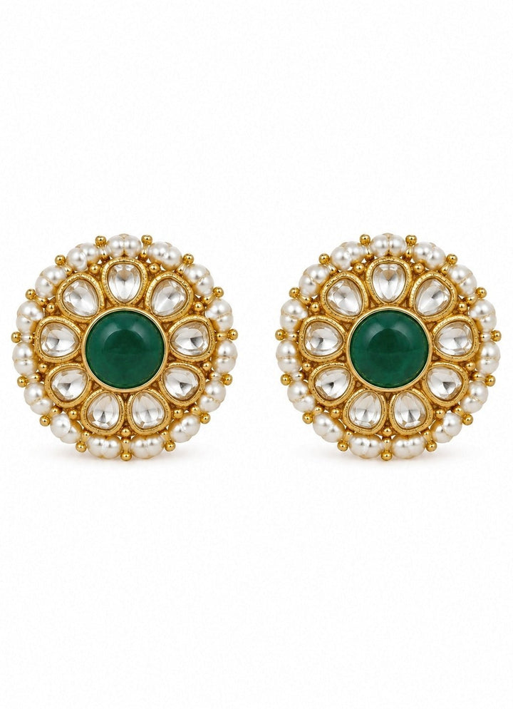 Vivinia By Vidhi Mehra Multicolour Polki Statement Necklace SetFabilicious Fashion