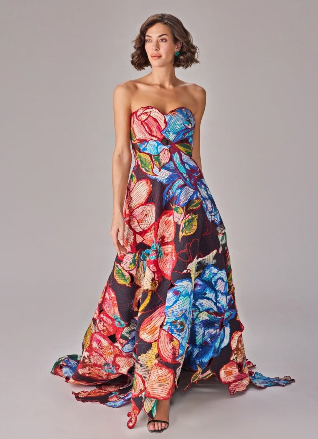 Multicolour Print Gown Saaksha & Kinni - Fabilicious Fashion