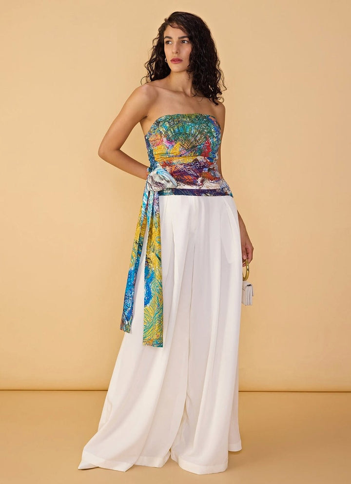 Multicolour Printed Blouse Saaksha & Kinni - Fabilicious Fashion