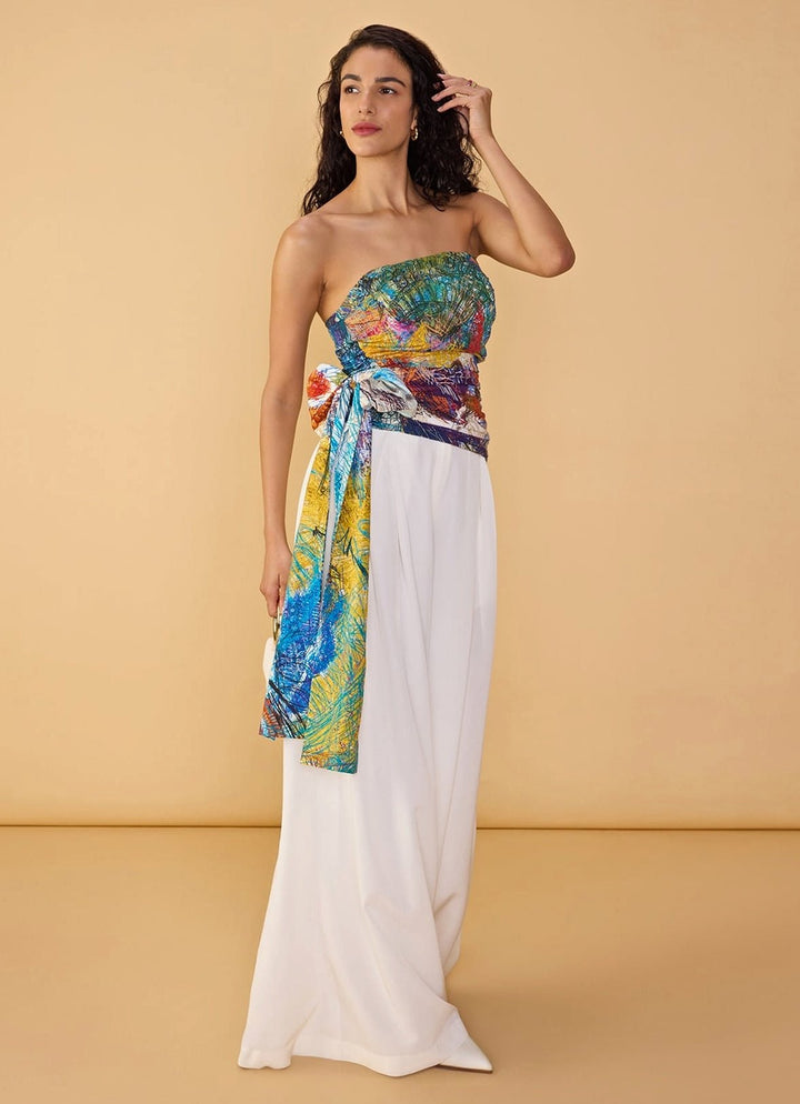 Multicolour Printed Blouse Saaksha & Kinni - Fabilicious Fashion