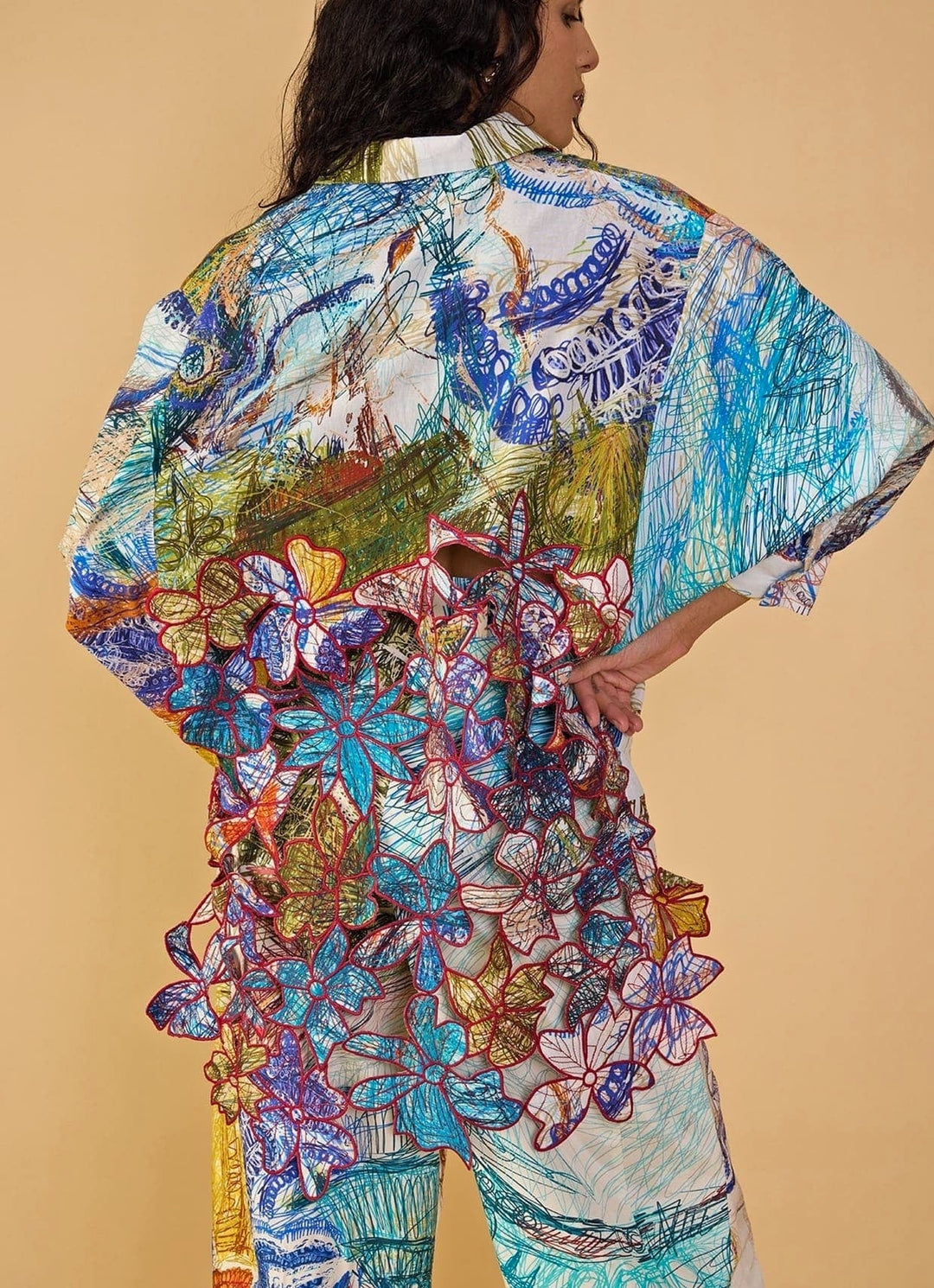 Multicolour Printed Shirt Saaksha &amp; Kinni - Fabilicious Fashion