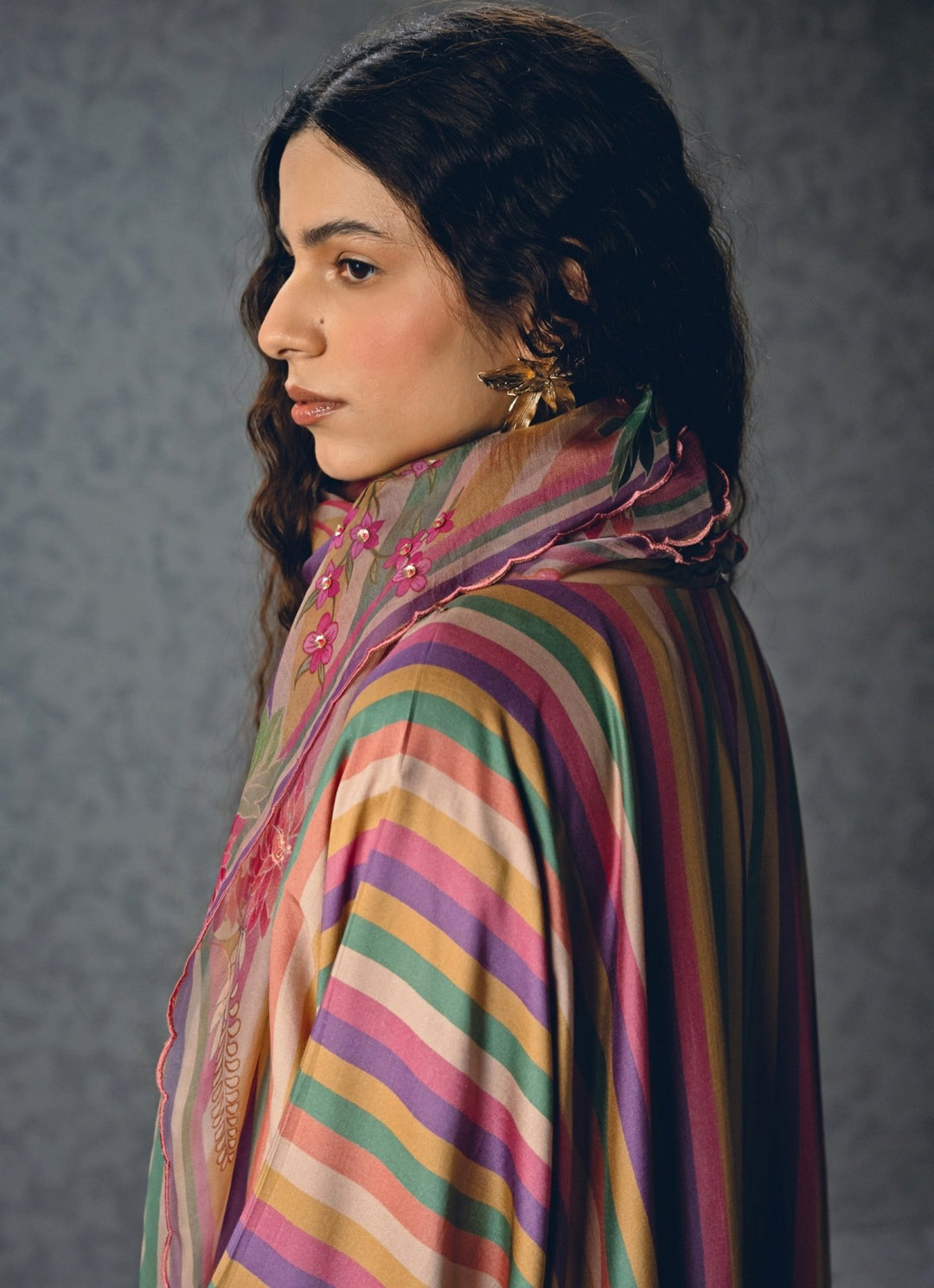 Multicolour Silk Kurta Pants Set Paulmi and Harsh X Ease - Fabilicious Fashion