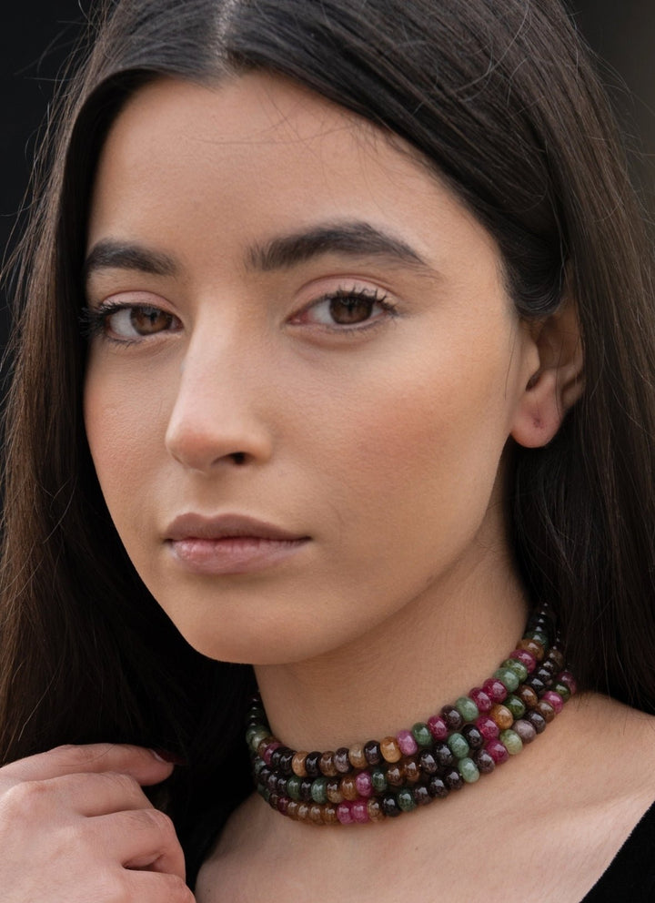 Do Taara Multicoloured Choker NecklaceFabilicious Fashion