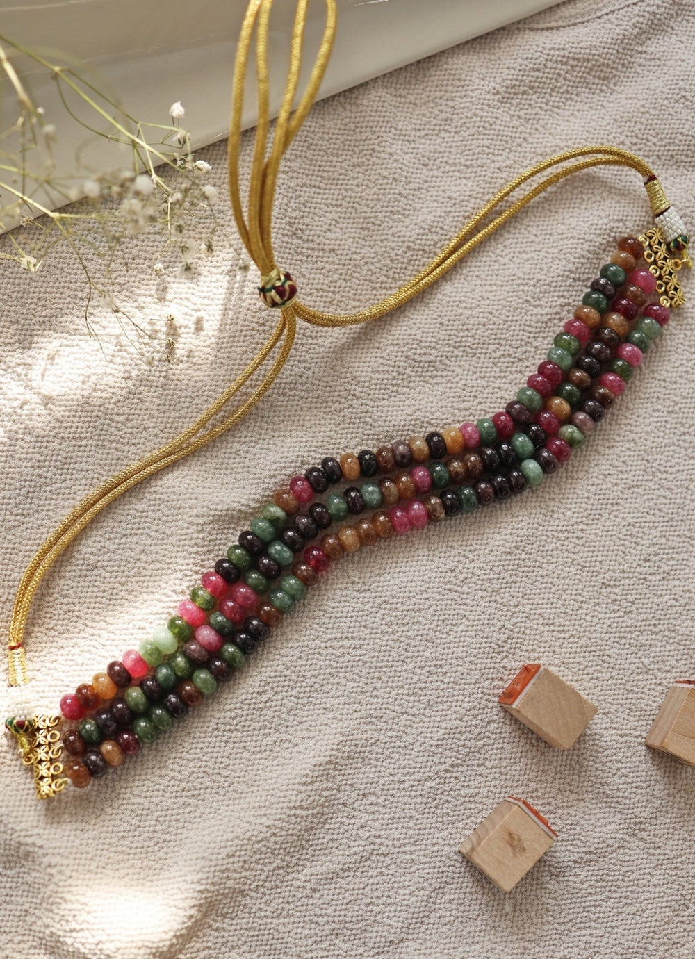 Do Taara Multicoloured Choker NecklaceFabilicious Fashion
