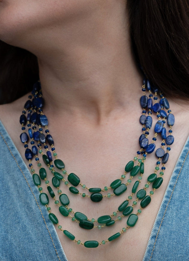 Do Taara Multicoloured Layered Boho NecklaceFabilicious Fashion