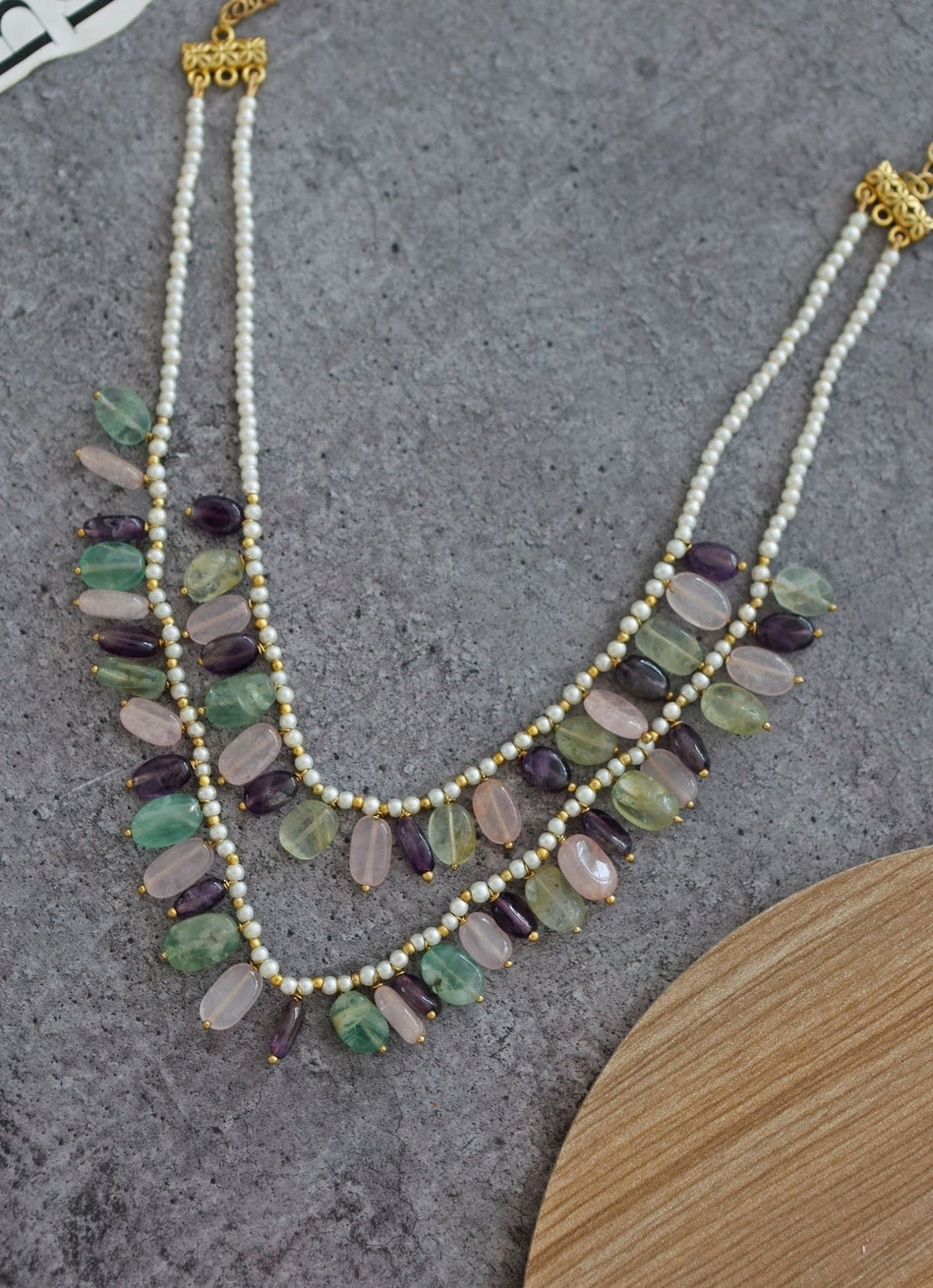 Do Taara Multicoloured Layered NecklaceFabilicious Fashion