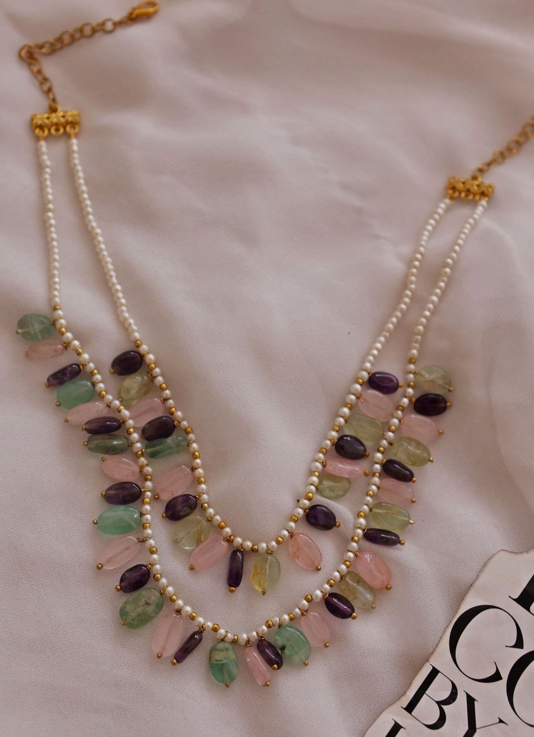 Do Taara Multicoloured Layered NecklaceFabilicious Fashion