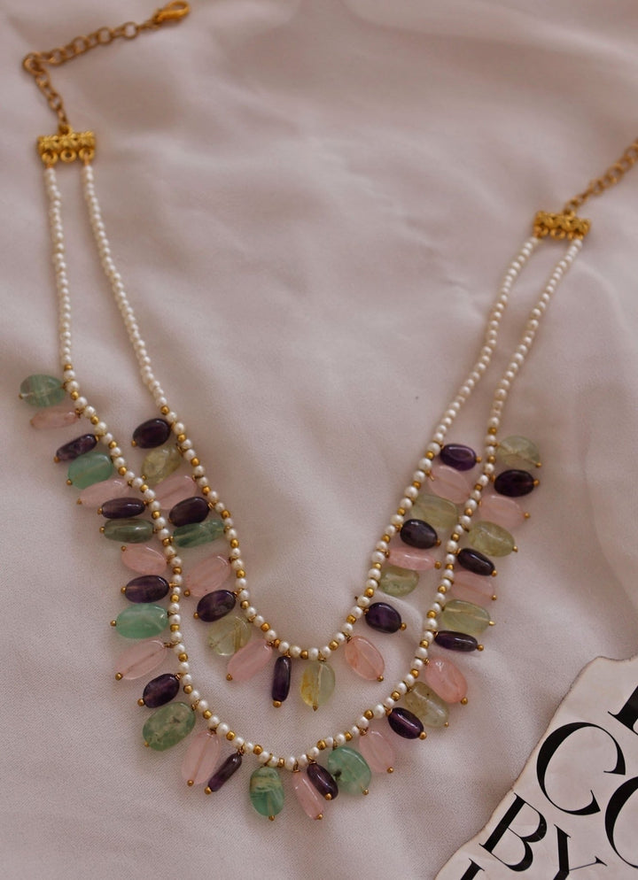 Do Taara Multicoloured Layered NecklaceFabilicious Fashion