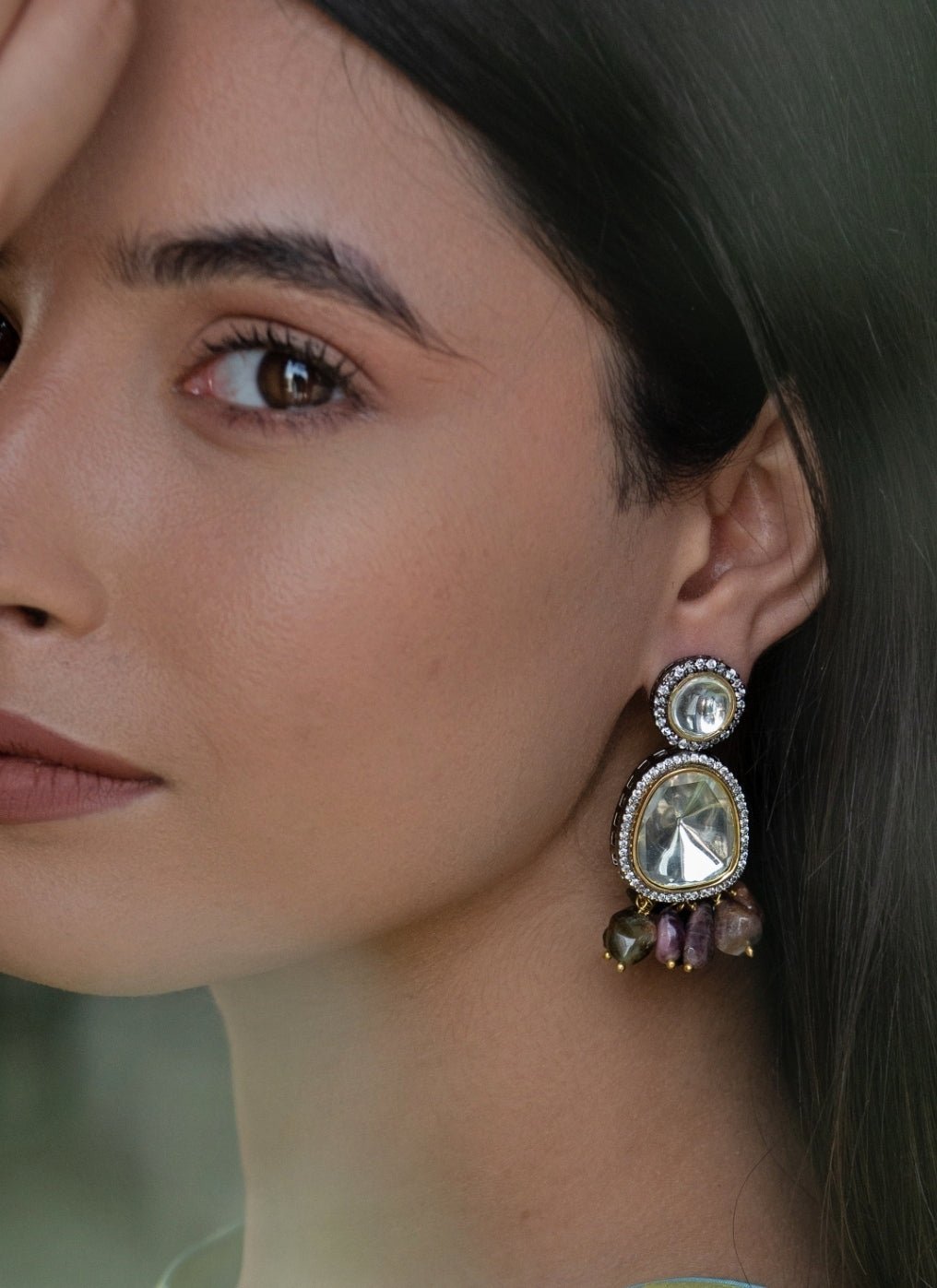 Do Taara Multicoloured Polki EarringsFabilicious Fashion