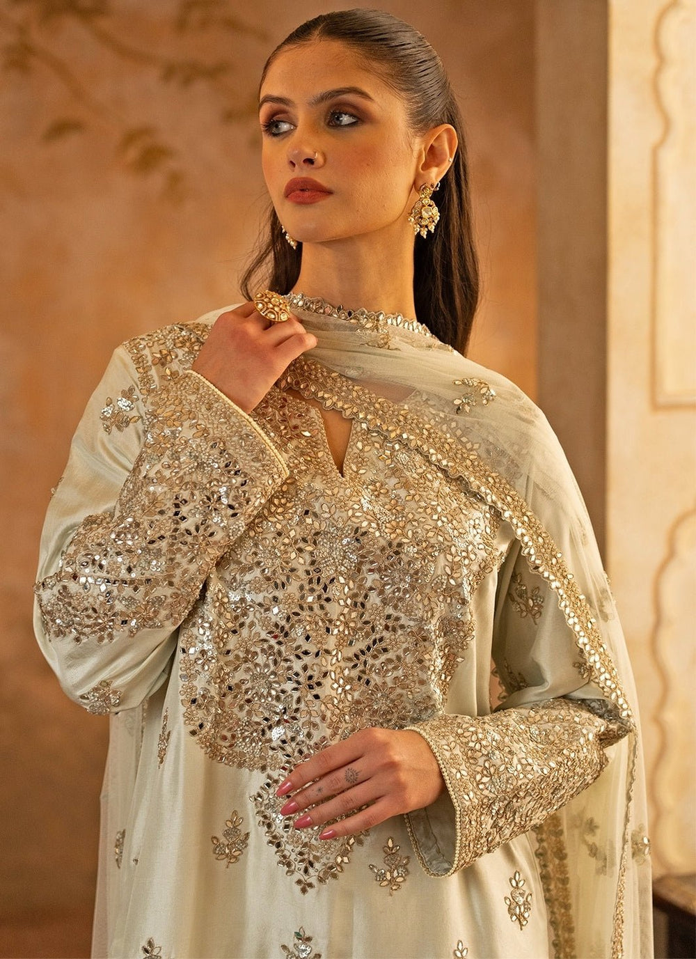 Angad Singh Muted Green Silk Kurta Pants SetFabilicious Fashion