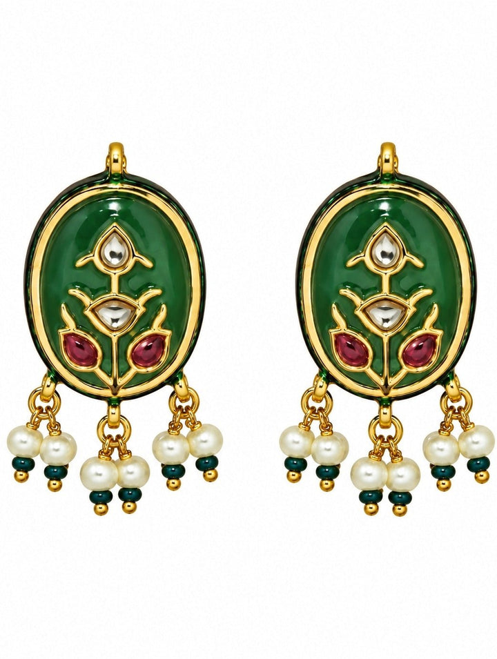 Vivinia By Vidhi Mehra Navratna Multicolour Kundan Choker SetFabilicious Fashion