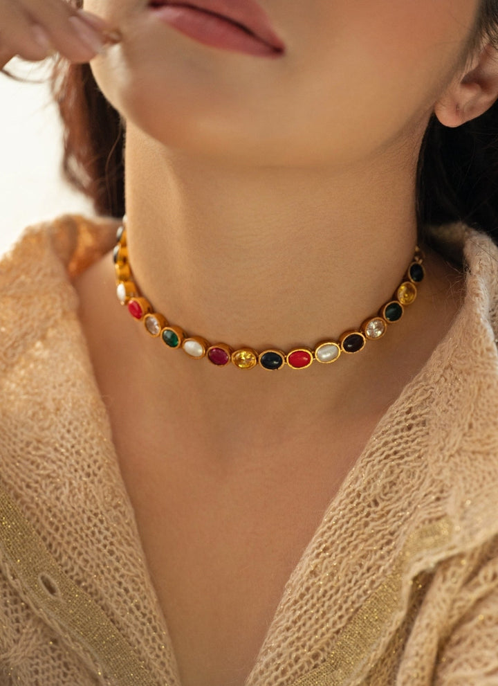 Do Taara Navrattan Sleek NecklaceFabilicious Fashion