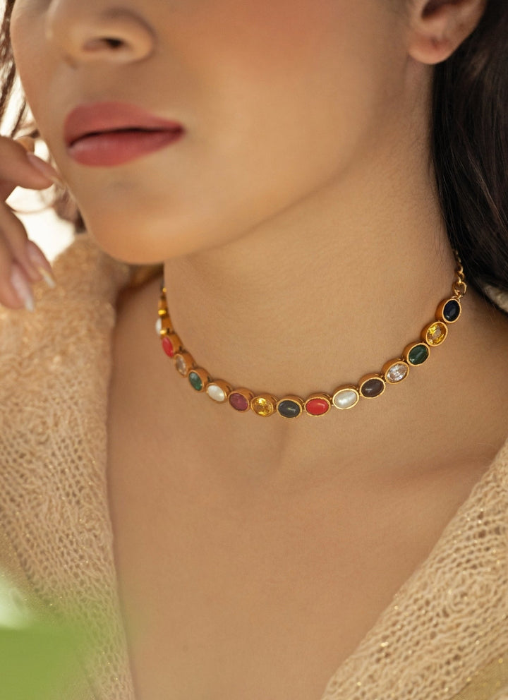 Do Taara Navrattan Sleek NecklaceFabilicious Fashion