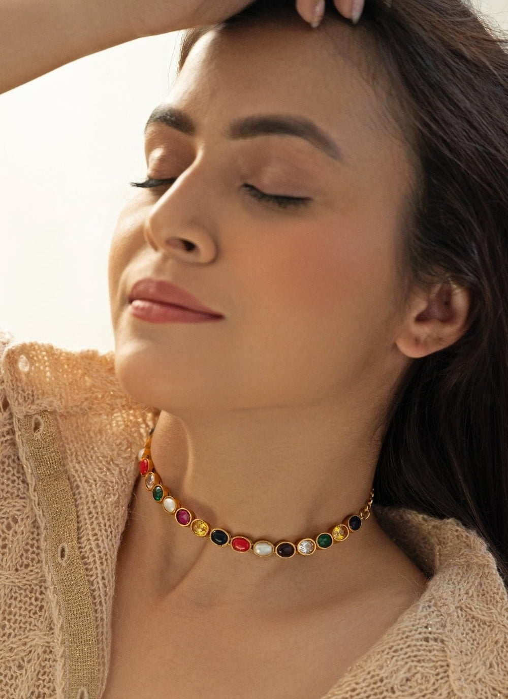 Do Taara Navrattan Sleek NecklaceFabilicious Fashion