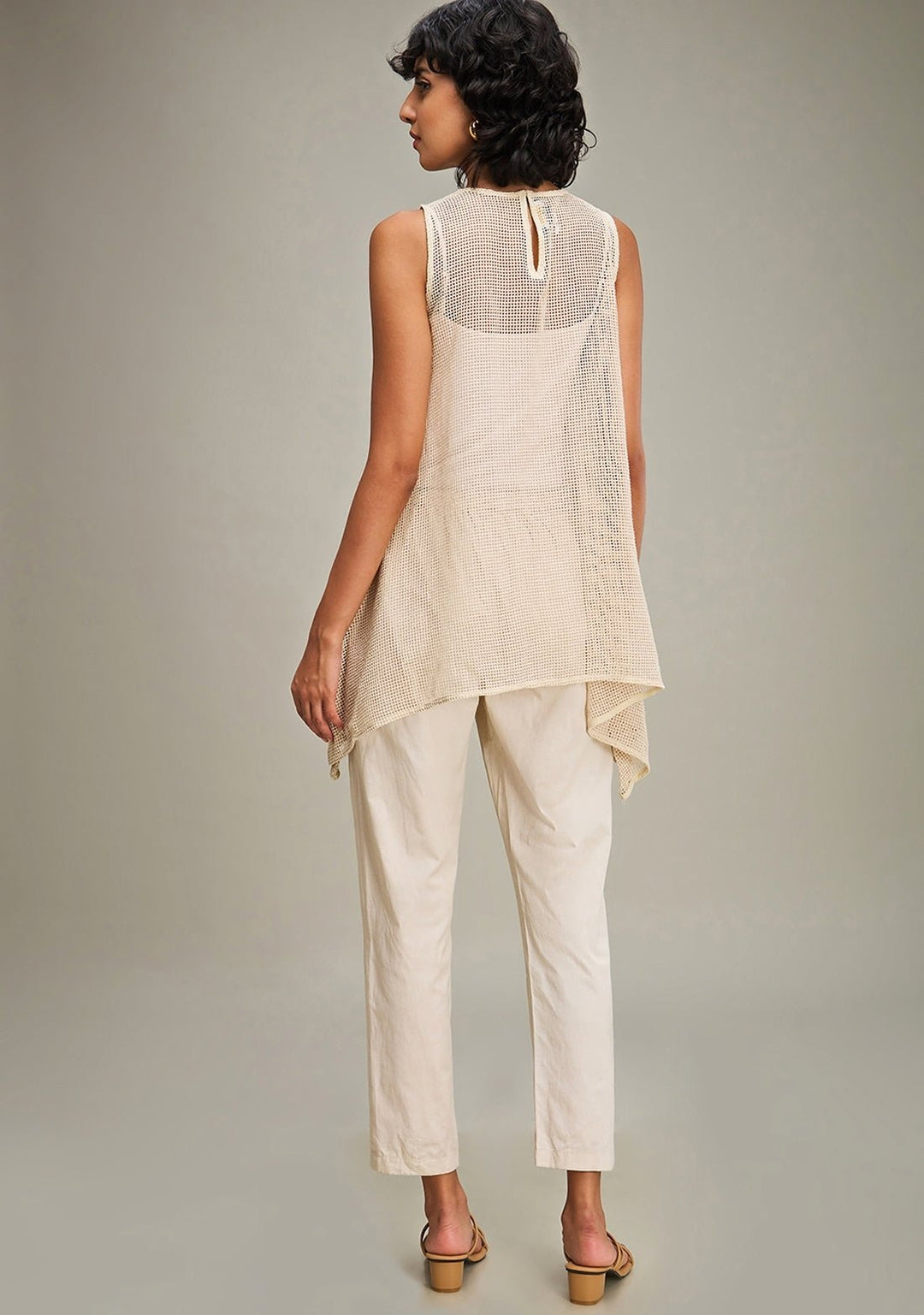 Off White Floral Embroidered Co Ord Set Soup By Sougat Paul - Fabilicious Fashion