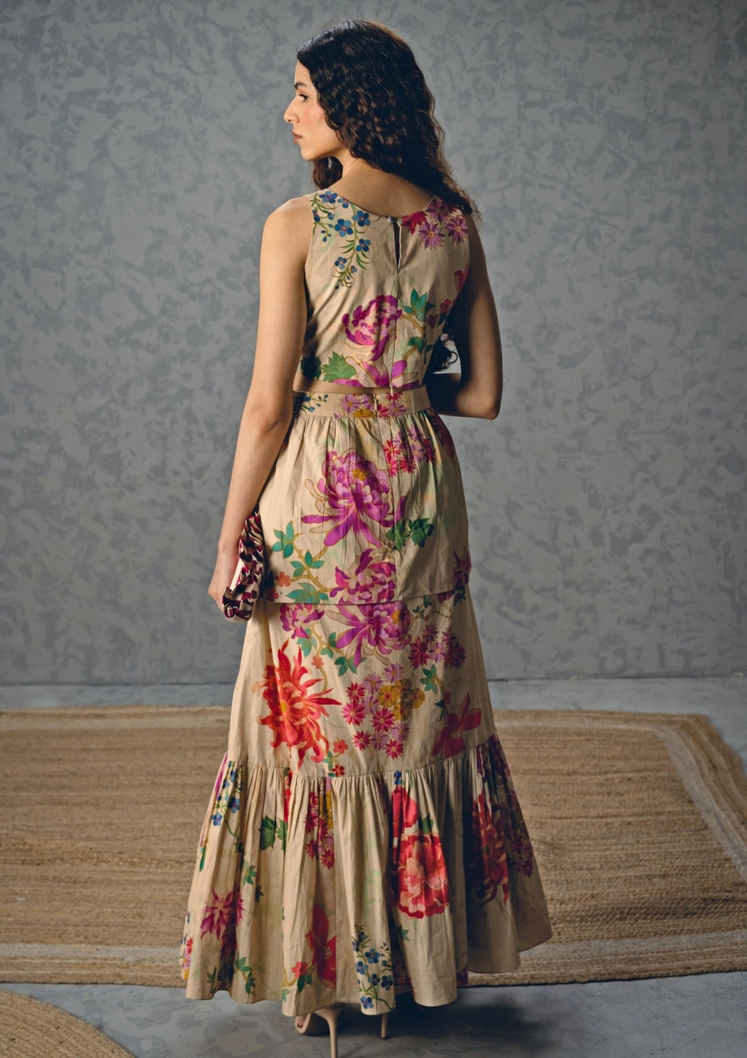 Paulmi and Harsh X Ease Off White Floral Maxi DressFabilicious Fashion