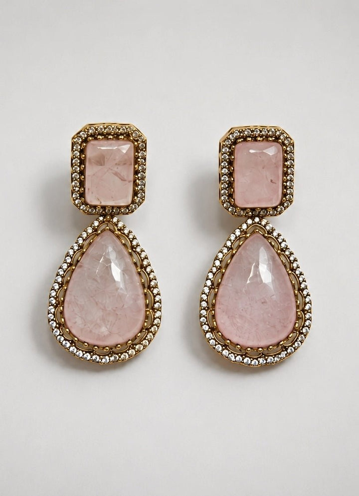 Vivinia by Vidhi Mehra Pastel Pink Polki Choker SetFabilicious Fashion