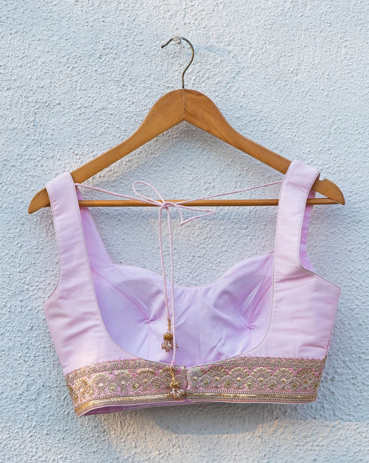 Pastel Pink Raw Silk Lehenga Set Anisha Shetty - Fabilicious Fashion