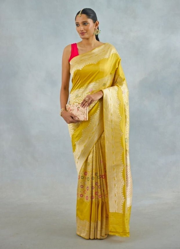 Peach Embroidered Clutch AMYRA - Fabilicious Fashion