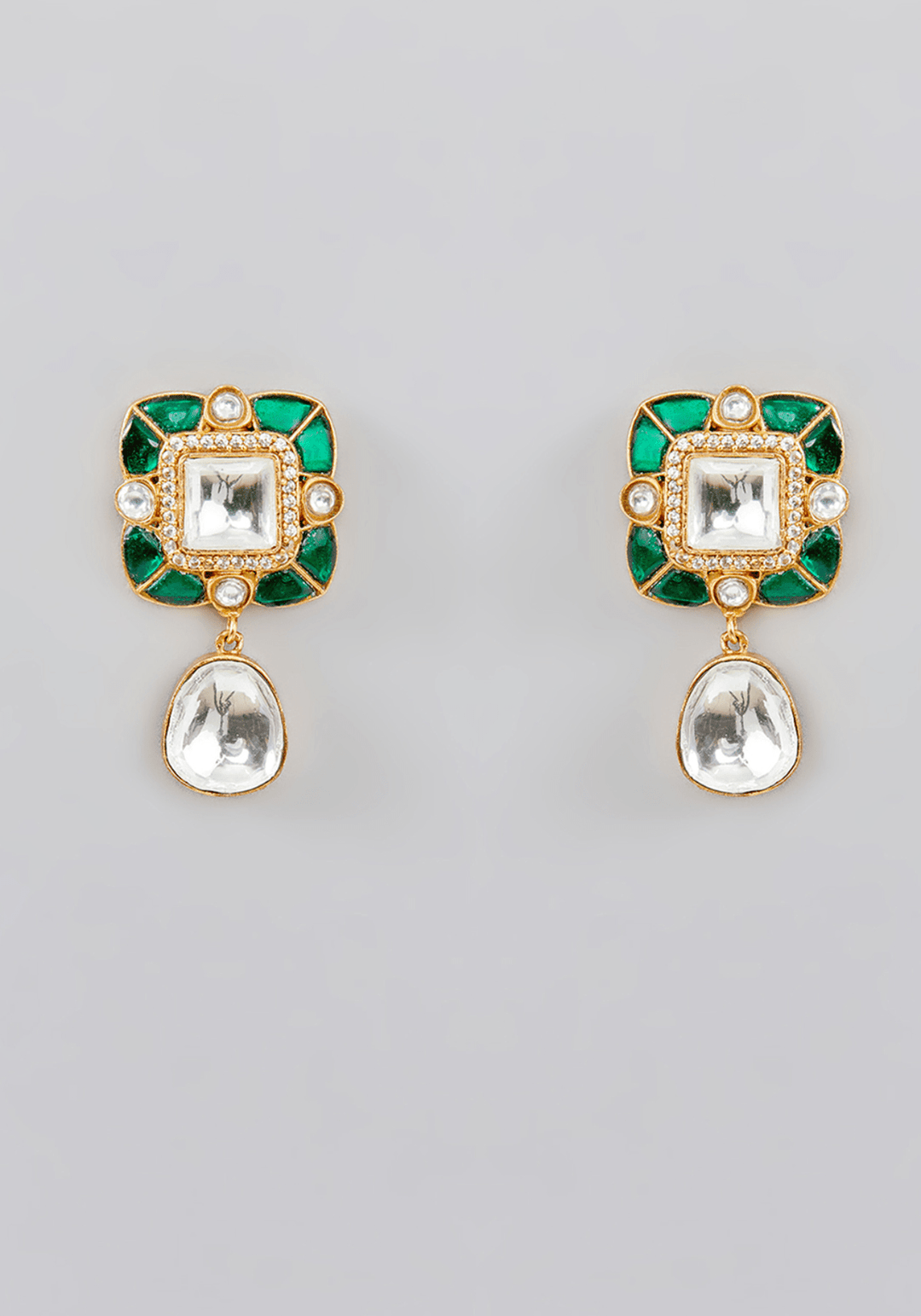 Pearl And Kundan Necklace Set Zevar by Geeta - Fabilicious Fashion