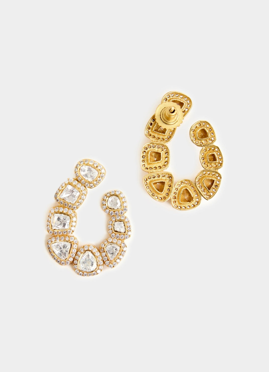 Pearl Cluster Stud Earrings Vivinia By Vidhi Mehra - Fabilicious Fashion
