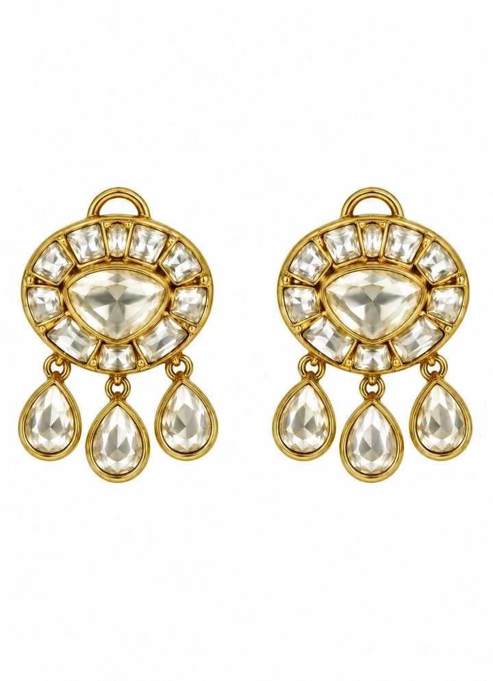 Vivinia By Vidhi Mehra Pearl Moissanite Polki Choker SetFabilicious Fashion