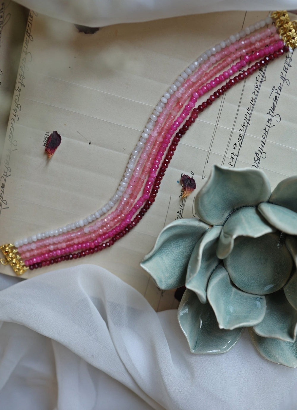 Do Taara Pink Choker NecklaceFabilicious Fashion
