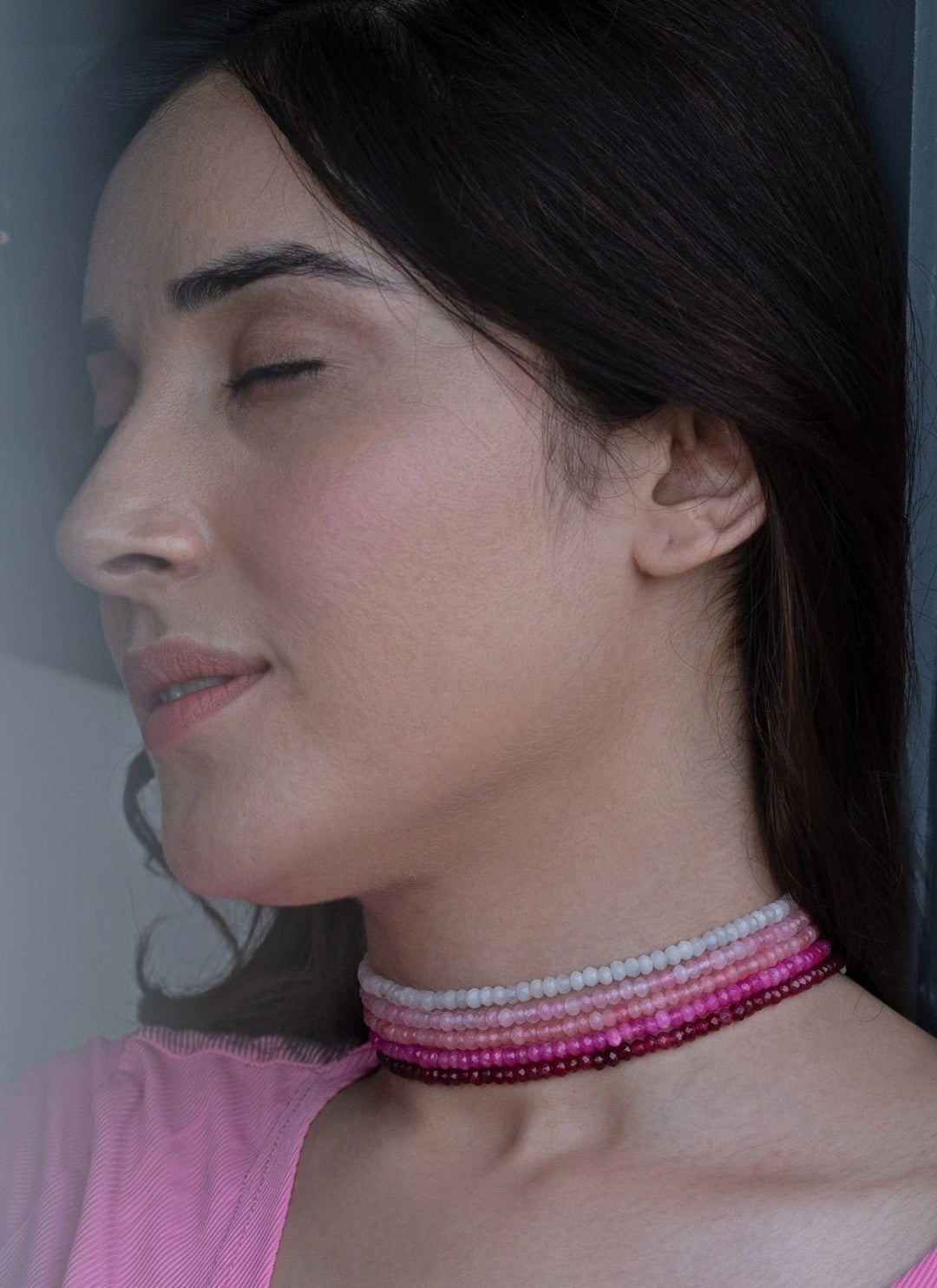 Do Taara Pink Choker NecklaceFabilicious Fashion