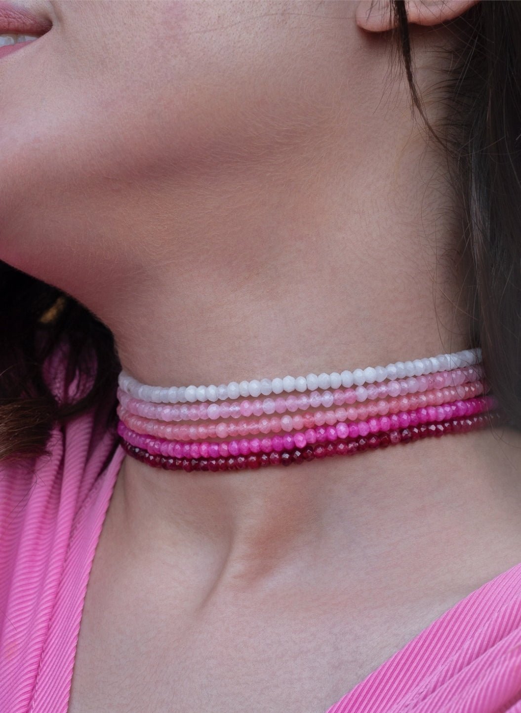 Do Taara Pink Choker NecklaceFabilicious Fashion