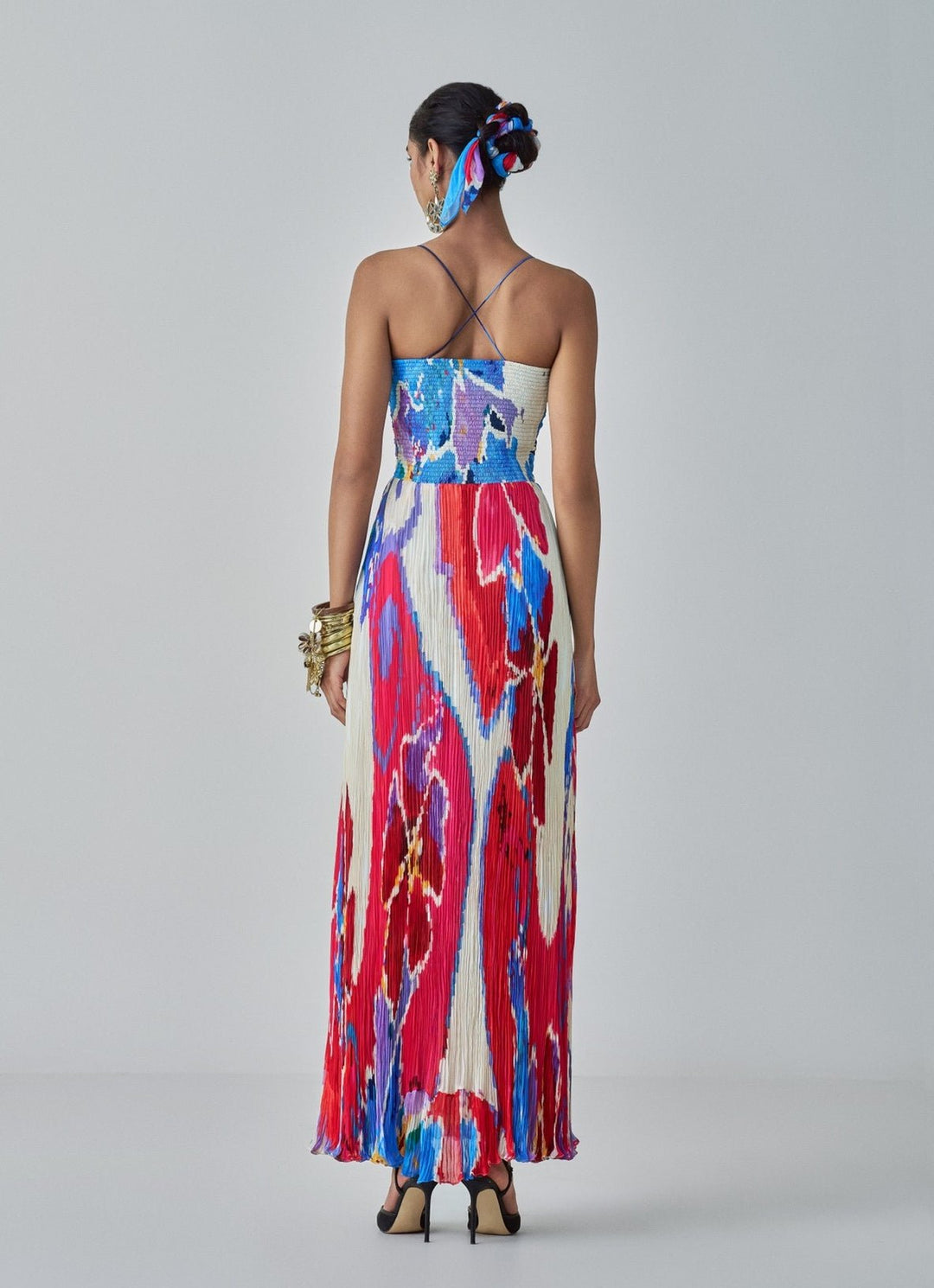 Pink Dual Print Dress Saaksha & Kinni - Fabilicious Fashion