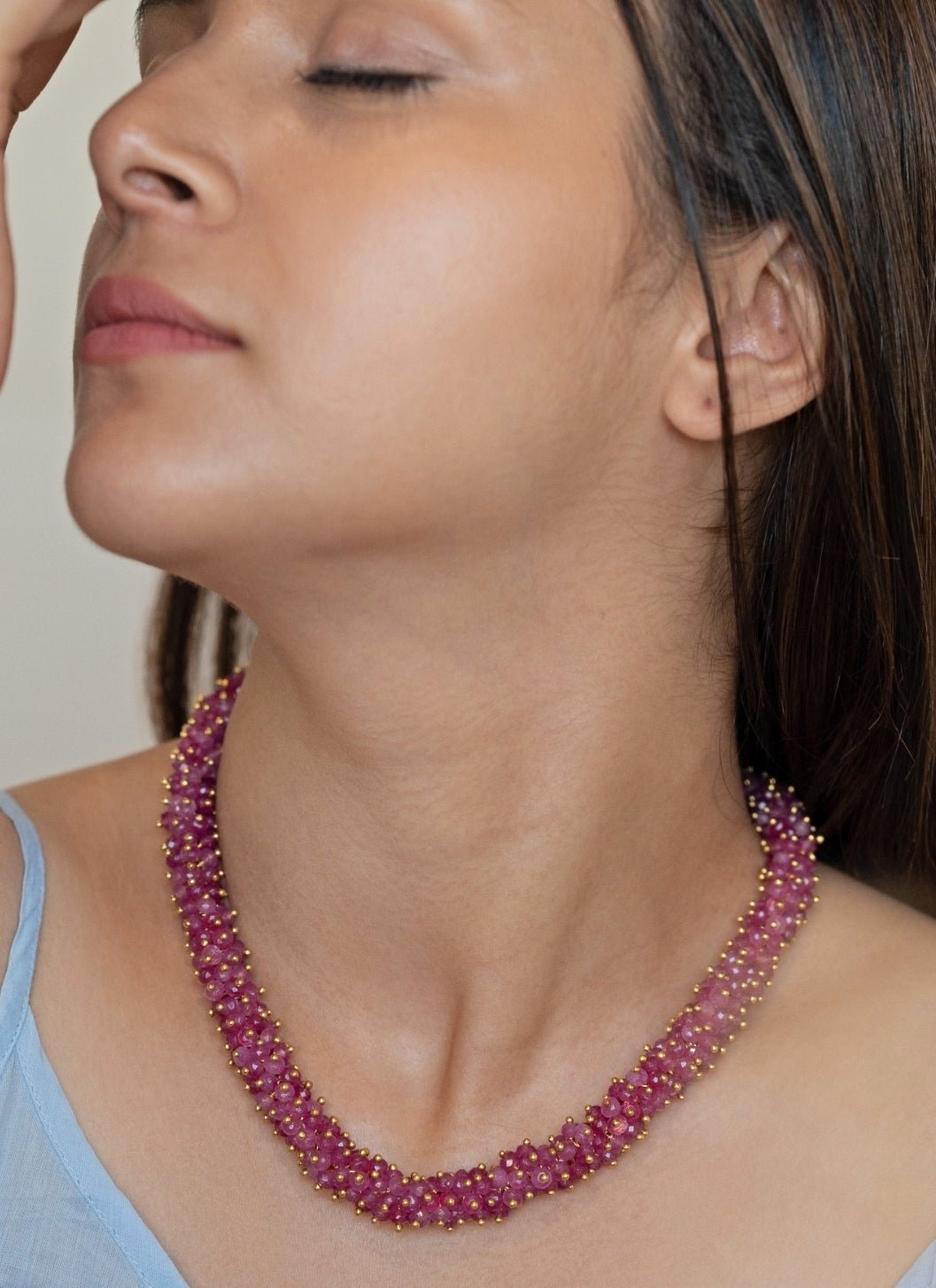 Do Taara Pink NecklaceFabilicious Fashion