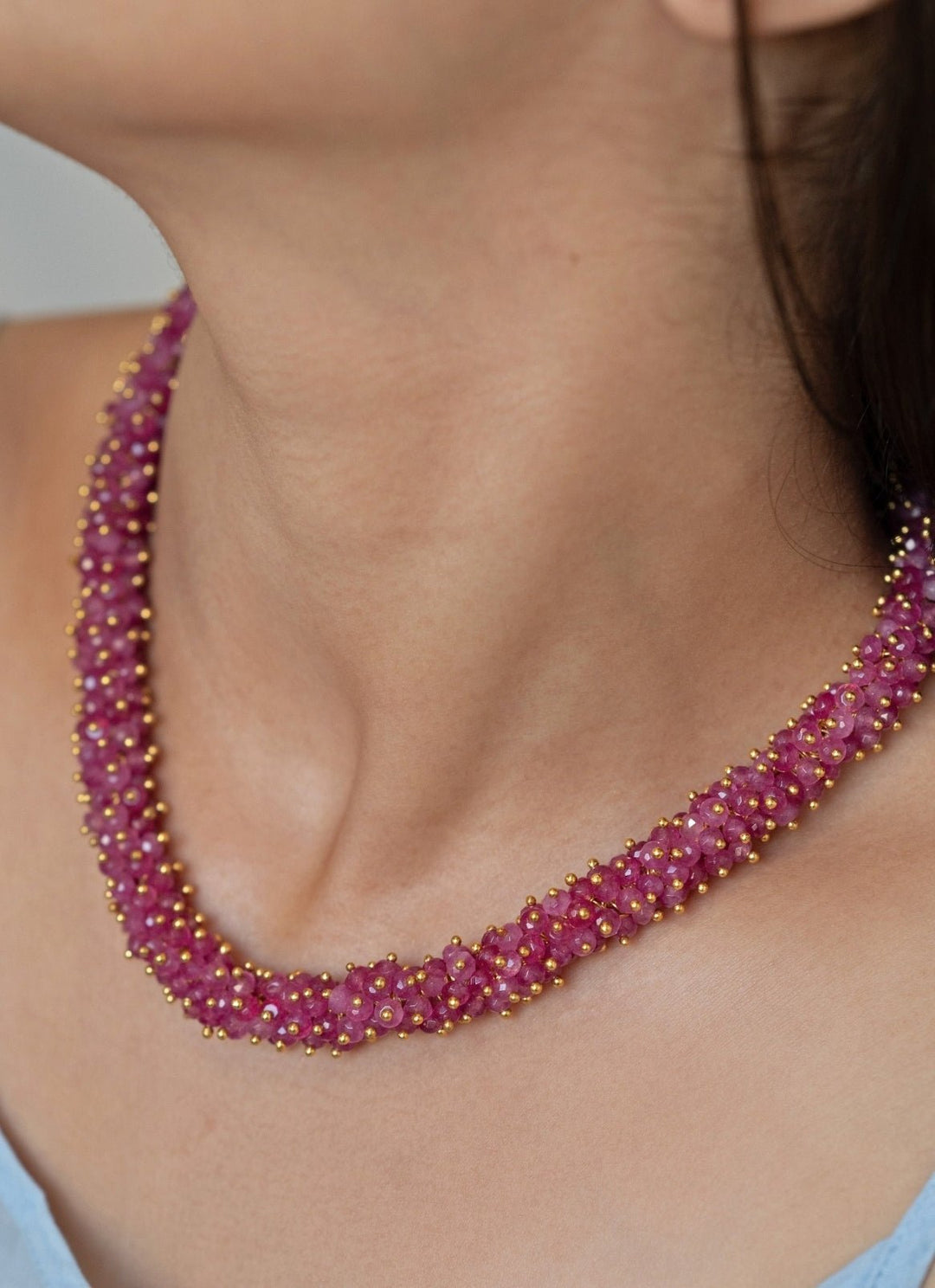 Do Taara Pink NecklaceFabilicious Fashion