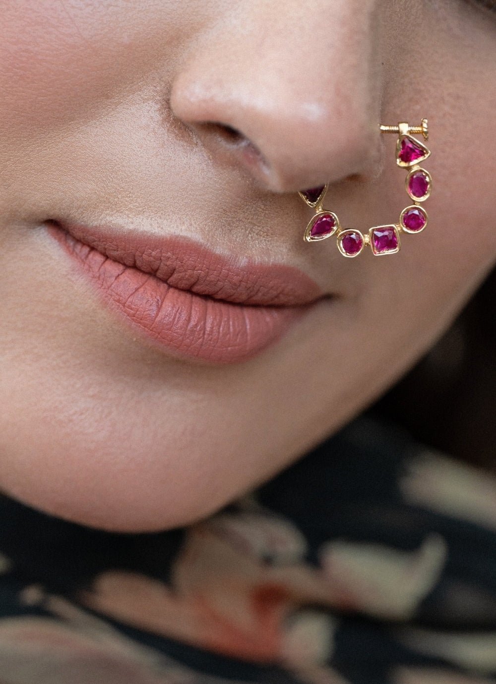 Do Taara Pink Polki NosepinFabilicious Fashion