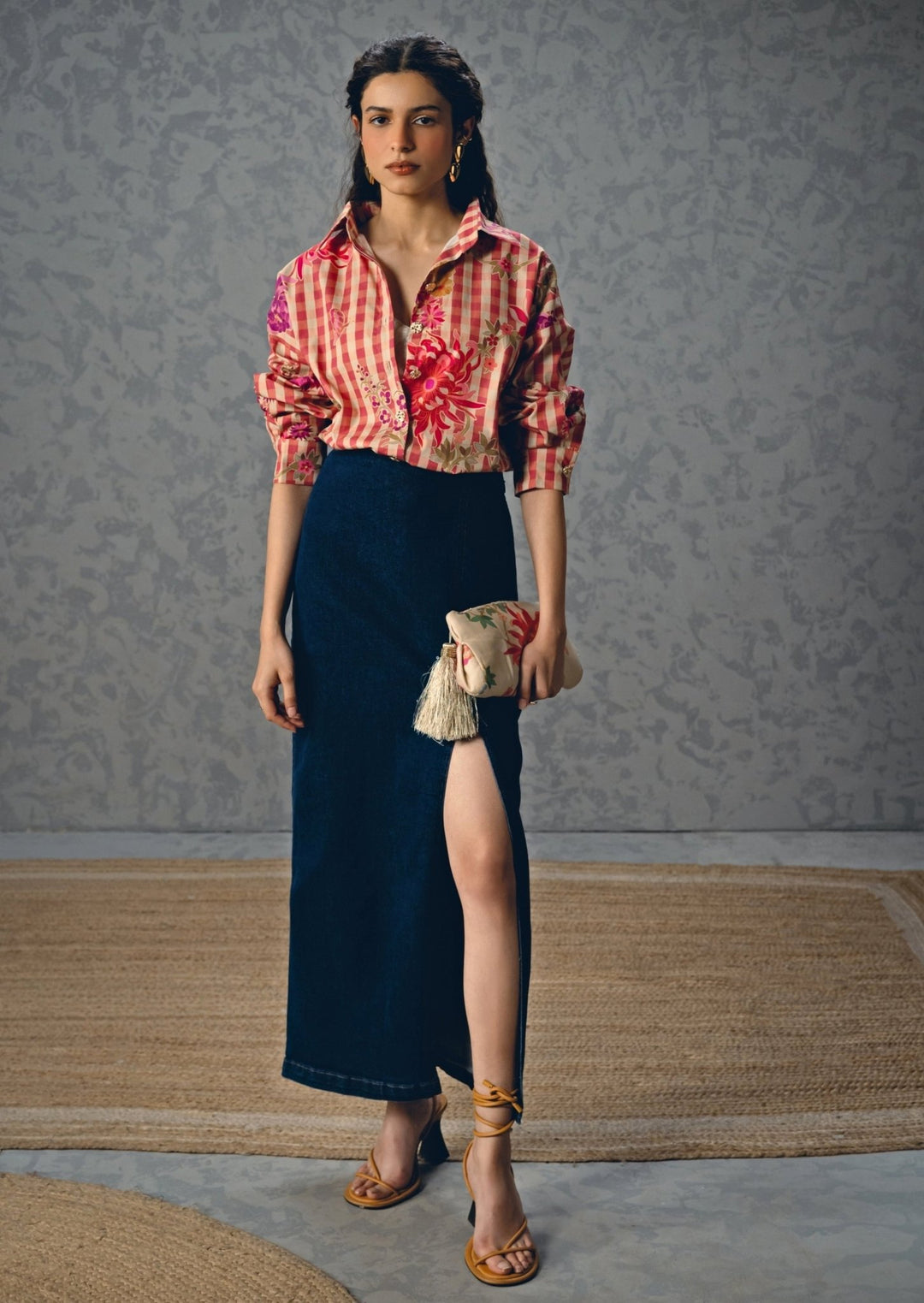 Pink Printed Cotton Shirt Paulmi and Harsh X Ease - Fabilicious Fashion