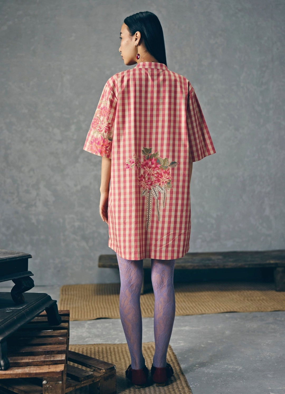 Pink Printed Cotton Short Dress Paulmi and Harsh X Ease - Fabilicious Fashion
