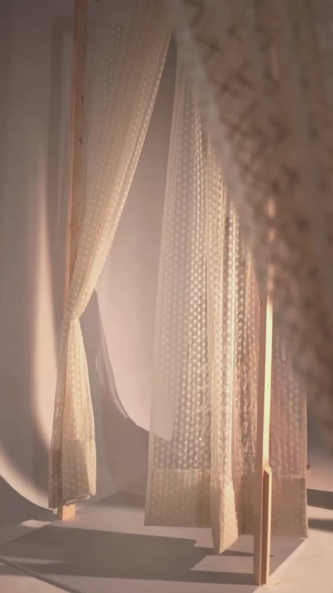 Ash Pink Chandelier Pearl Drop Pre Draped Saree Set