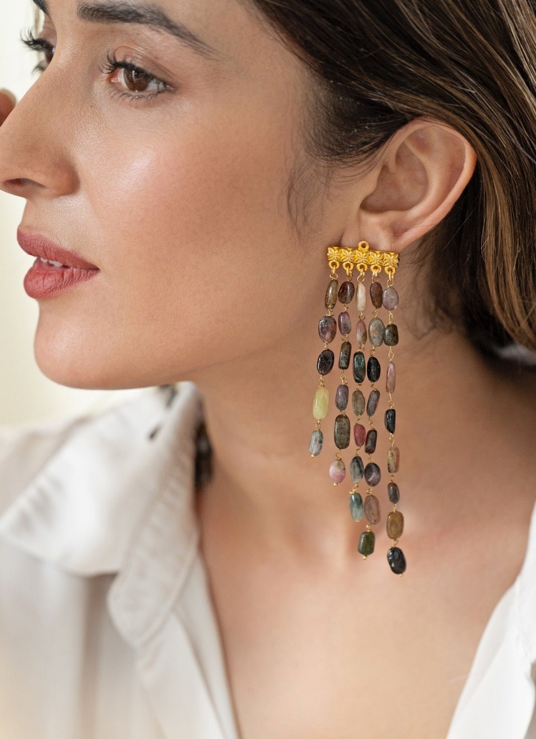 Do Taara Rain Of Hues Multicolour EarringsFabilicious Fashion