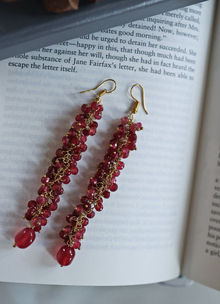 Do Taara Red EarringsFabilicious Fashion