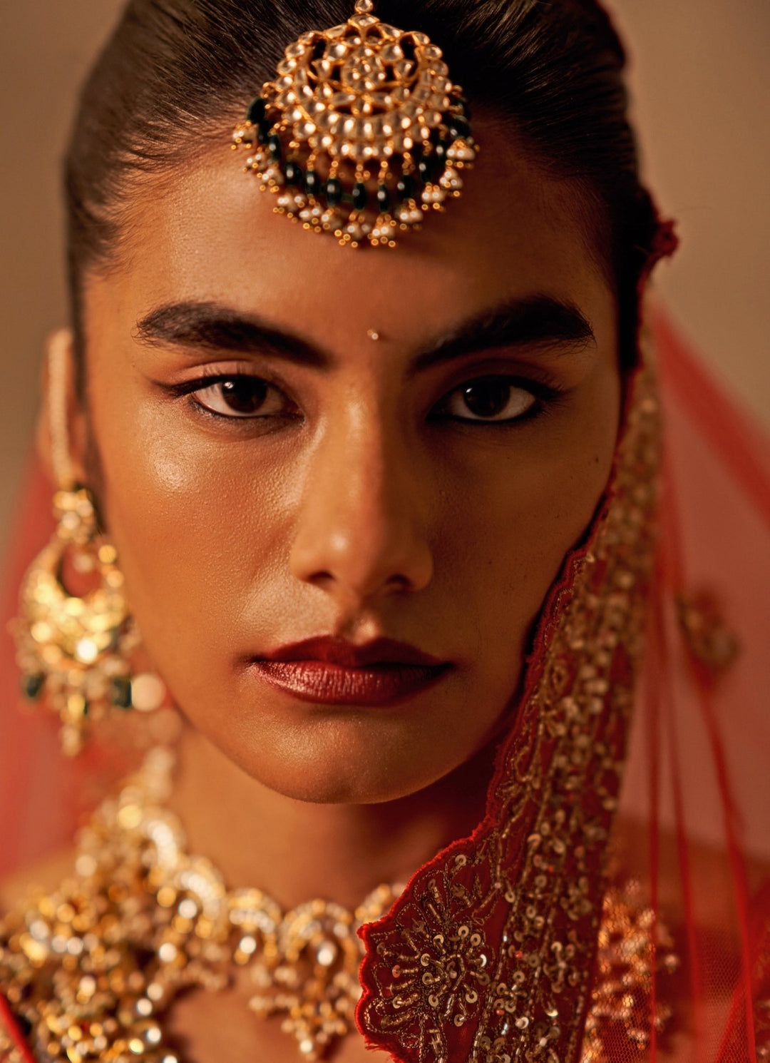 Angad Singh Red Raw Silk Bridal Lehenga Set With Double DupattaFabilicious Fashion