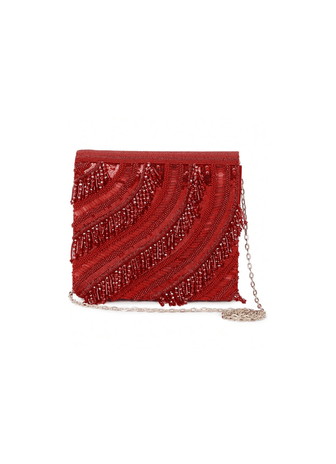 Red Riwaayat Clutch The Purple Sack - Fabilicious Fashion