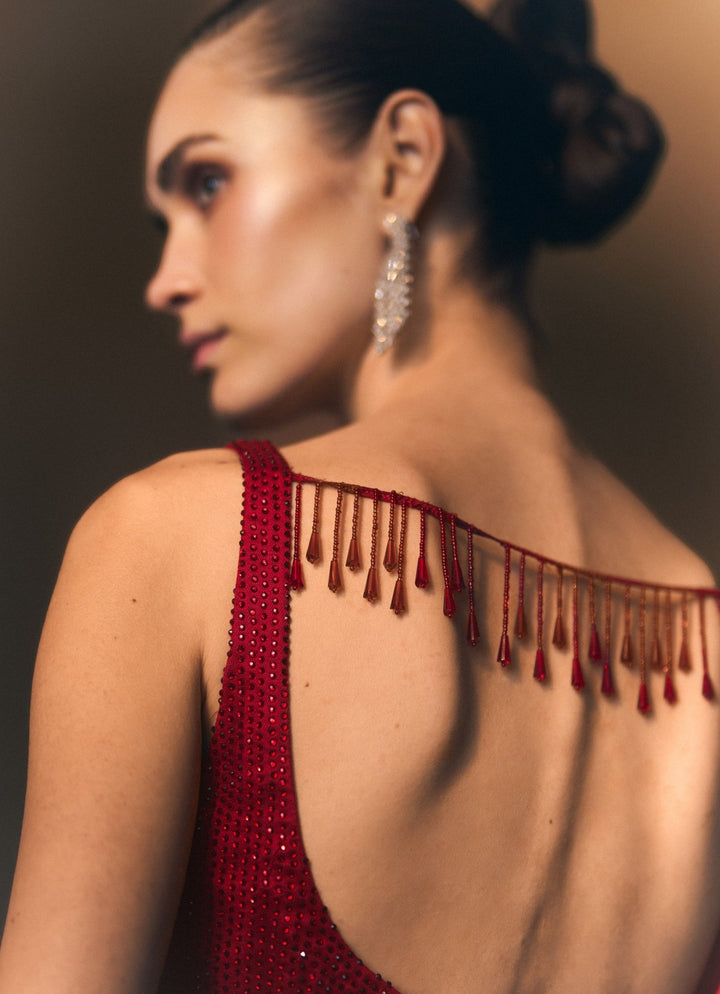 Angad Singh Red Soft Net Kurta Sharara SetFabilicious Fashion