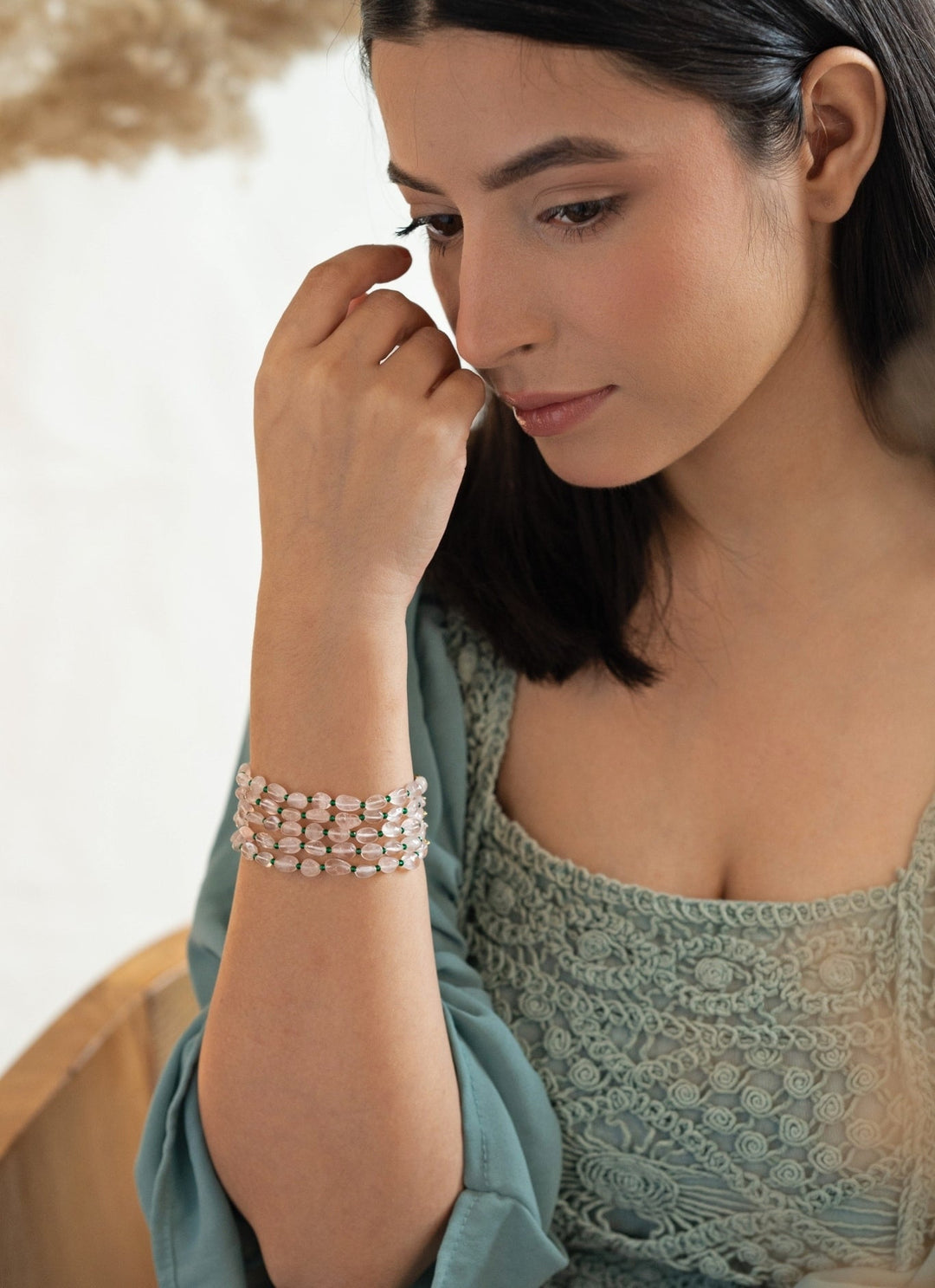 Do Taara Rose Pink Quartz BraceletFabilicious Fashion
